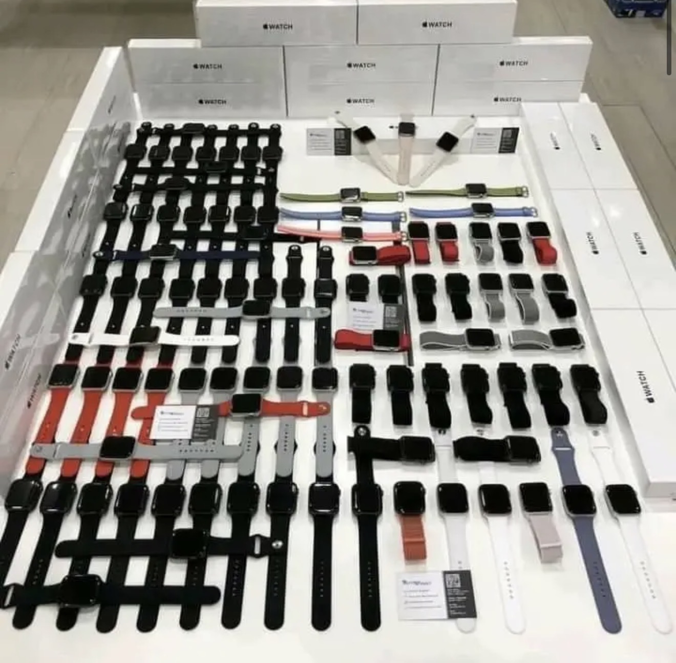 Palettes d'Apple Watch