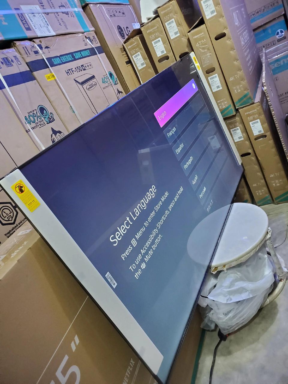 Palette Téléviseurs Hisense Smart TV – 15 pièces